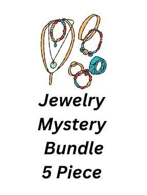 Jewelry Mystery Bundle, 5 Piece Handmade Womens Jewelry
